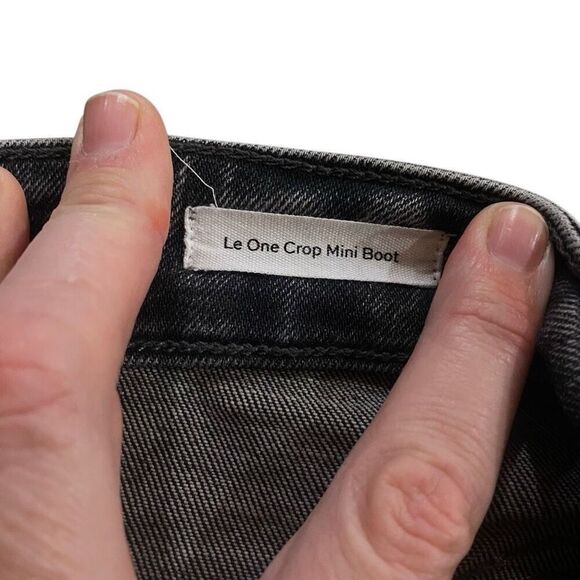 Frame gray wash washed Le one crop mini boot size 2 - Picture 9 of 10